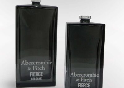 Abercrombie & Fitch: Glass — spray coat tinted UV / screen print