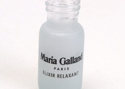 Maria Galland: Glass — spray coat frost finish / screen print 1 color