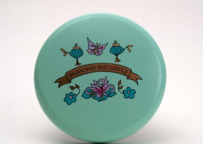 Shangai Butterfly: Plastic — spray coat / pad print