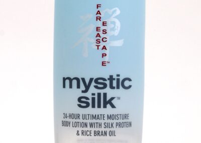 Mystic Silk: Plastic — fade out frost spray coat / screen print 4 colors