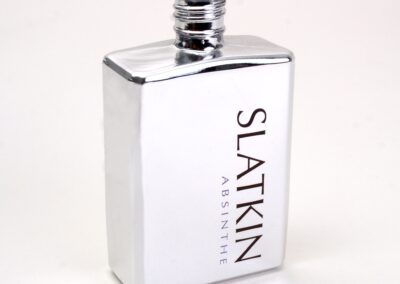 Slatkin: Glass — Metalized bottle / screen print 2 colors