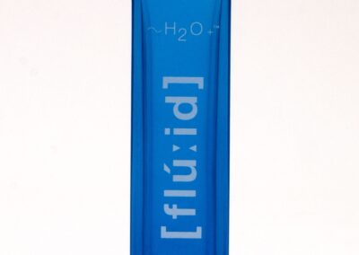 H2O: Glass — spray coat translucent custom color / screen print 1 color